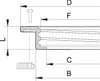 Tank Lids ~ Lid Rings : Threaded Ring for Flat Surfaces