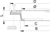Tank Lids ~ Lid Rings : Threaded Ring for Flat Surfaces