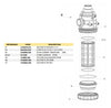 Suction Filter - Series 316 - threaded coupling 2" BSP