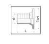 Straight hose fitting with clamp coupling