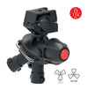 Tri-Jet 3 Way - Hinged Clamp
