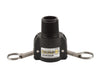 Cam Lever Couplings : Part B - Female Coupler X Male Thread