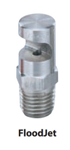 Nozzle - FloodJet Wide Angle Flat Spray Tips : (B)1/8K-SS