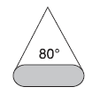 Nozzle - Even Spray 80°