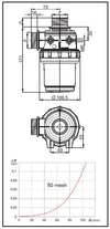 Suction Filter - Series 312 - threaded coupling G 1" 1/4