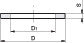 Gasket ~ Gasket for hose fittings with flat seat