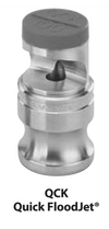 Nozzle - FloodJet Wide Angle Flat Spray Tips : QCK-SS