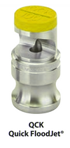 Nozzle - FloodJet Wide Angle Flat Spray Tips : QCK-SS