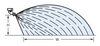 Nozzle - Off-Center Flat Spray Tips — Smaller Capacities