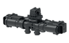 Fourfold hinged clamp-type crop spraying nozzle holders, equipped with SELETRON valve