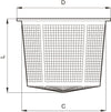 Filter ~ Basket / Tank Filling - Mesh 18
