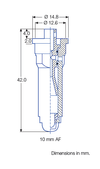 Air-injector flat spray nozzles - ID 90