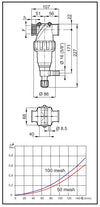 Self-Cleaning - Line Filters - Series 324 - threaded coupling (G 1")