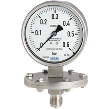  Bourdon tube pressure gauge, stainless steel