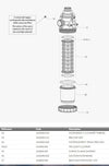 Filter ~ Suction Filter with threaded Coupling : Series 314 - SPARES