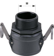 Coupling with Cam Locking - Female Coupler / Male Thread
