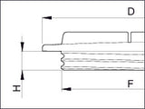 Tank Lids ~ Lids : Smooth Line 2 - Mistral