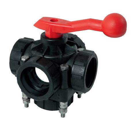 5-way ball valve 2"