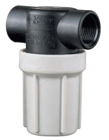 Compact Liquid Strainer - AA122-PP (½ or ¾)