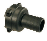 Straight Hosetail fitting with fork coupling - Female