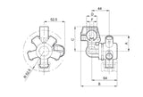 Compact Jet - 5 Way Nozzle Holder