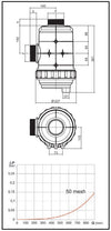 Suction Filter - Series 319 - with threads coupling (3" BSP)