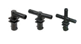 Hose Barb Dry Boom Nozzle Bodies-No DCV
