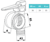 Mechanical Shut off valve 36/AS24