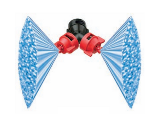 Nozzle - Turbo TeeJet Duo Dual Polymer Flat Fan Spray Tips - VP