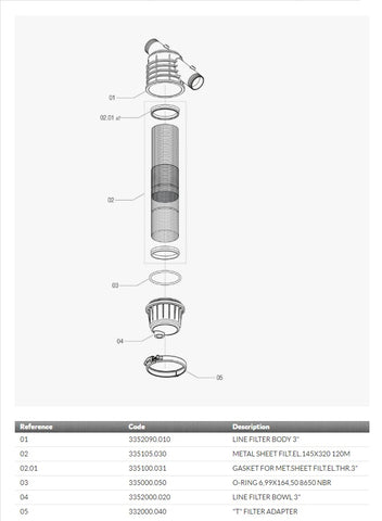 Filter ~ Cartridge for Screen Filter - METAL