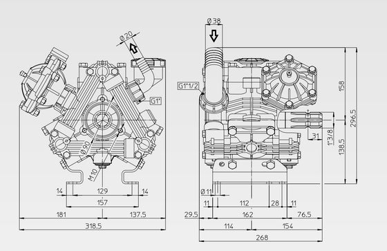 Pump - Zeta 100 - Spare Parts Breakdown