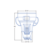 Asymmetrical twin flat spray air-injector nozzles - IDTA