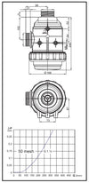 Suction Filter - Series 316 - threaded coupling G 1"1/2 BSP